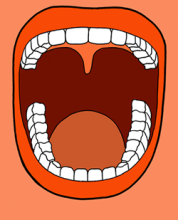 atvērta mute